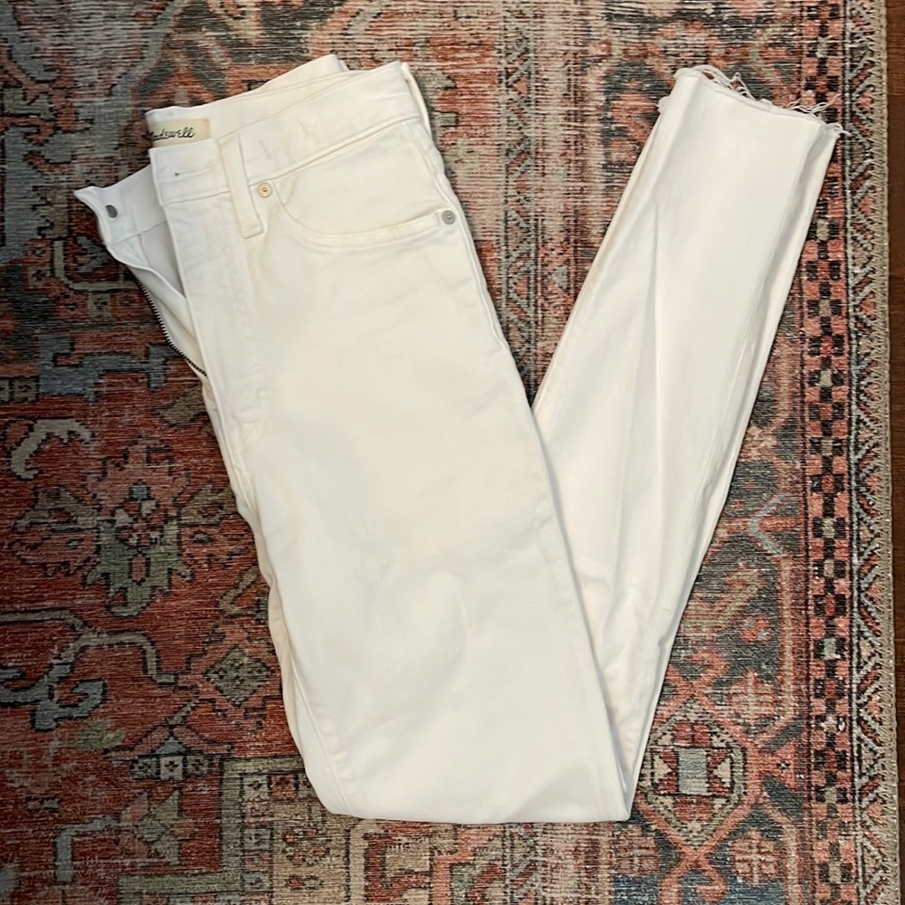 Madewell 11” high rise skinny 27T